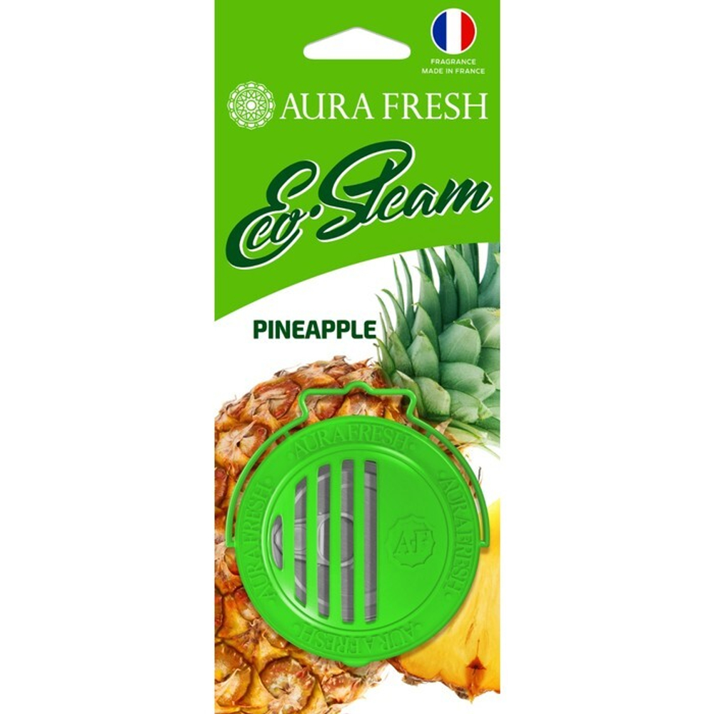 Аром-р AURA FRESH ECO  STEAM PINEAPPLE  Ароматизатор воздуха гранулы (кор. 24шт.)