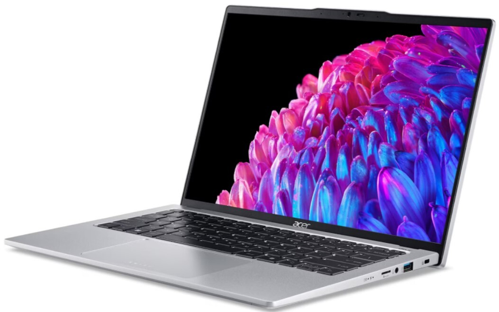 Ноутбук  Acer Swift SFG14-73-54WC 14 ", Core Ultra 5, 16 Гб RAM, 1 Тб SSD, Arc graphics, Серебристый