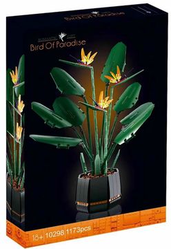 Конструктор " Экзотический цветок Райская птица" , 1173 дет.