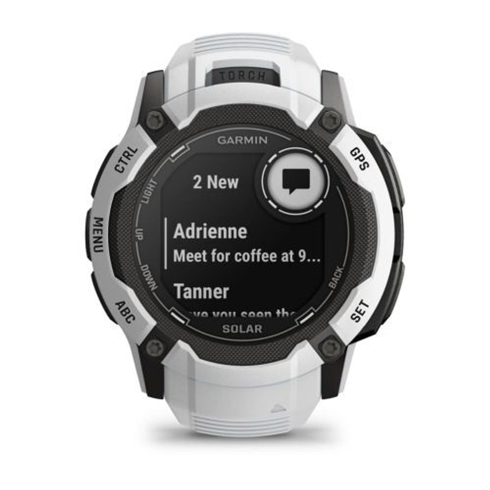 Смарт-часы Garmin INSTINCT 2X Solar белый, 010-02805-04