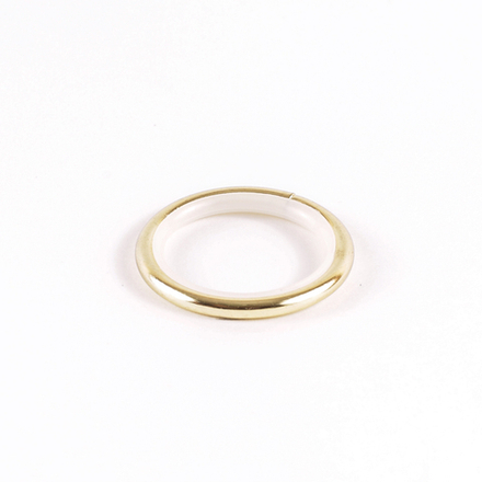 Кольцо Левша d 19 мм ЗОЛОТО ГЛЯНЕЦ 111 (10 шт) в упак.