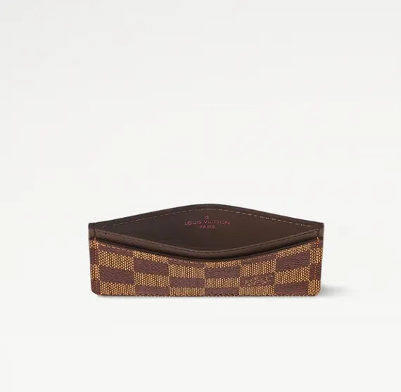 Визитница Louis Vuitton из канвы Damier, коричневый