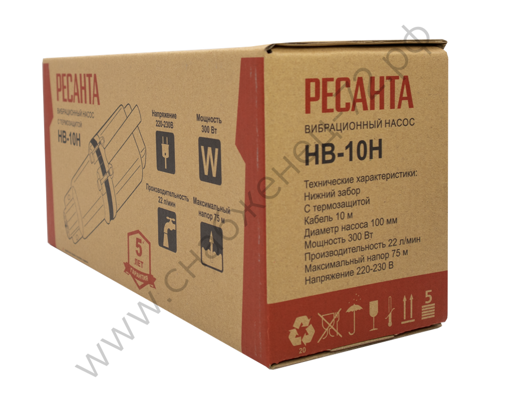 Вибрационный насос Ресанта НВ-10Н