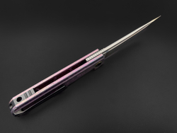 Складной нож Common M390 CrystalTi pink