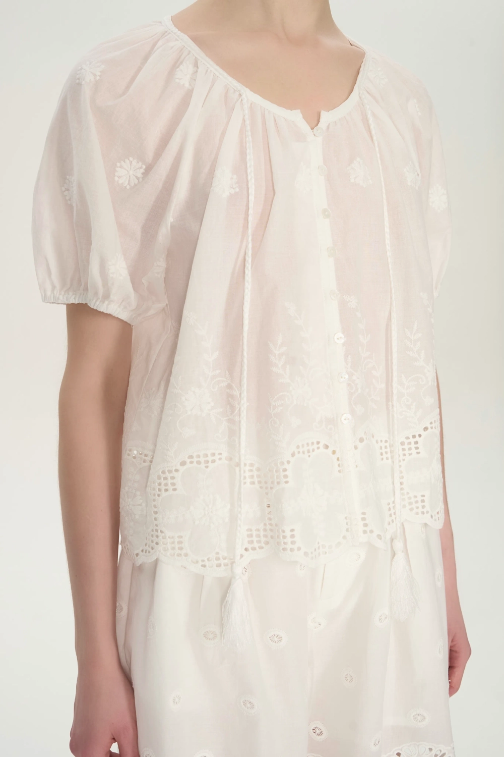 Блуза, белый