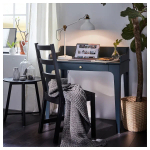Письменный стол - IKEA LOMMARP, 90x54 см, темно-сине-зеленый, ЛОММАРП ИКЕА