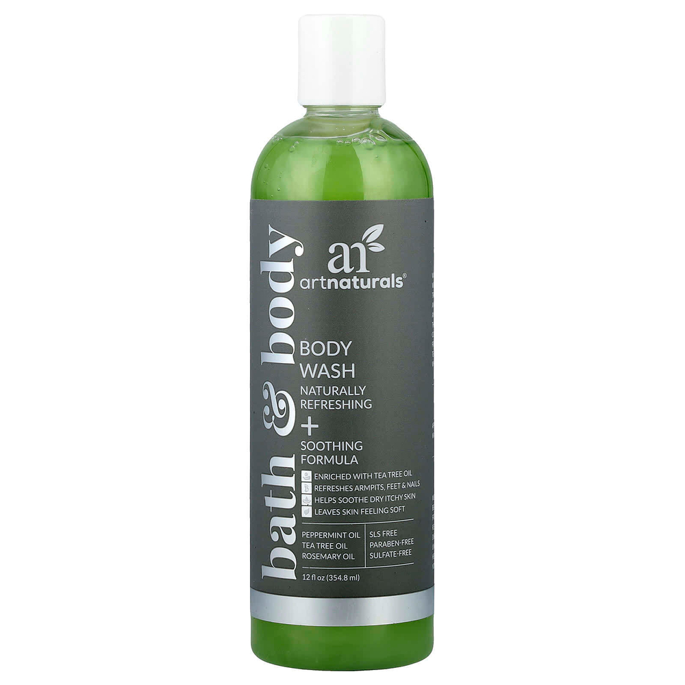 artnaturals, гель для душа, натуральное освежающее и успокаивающее средство, 354,8 мл (12 жидк. унций)