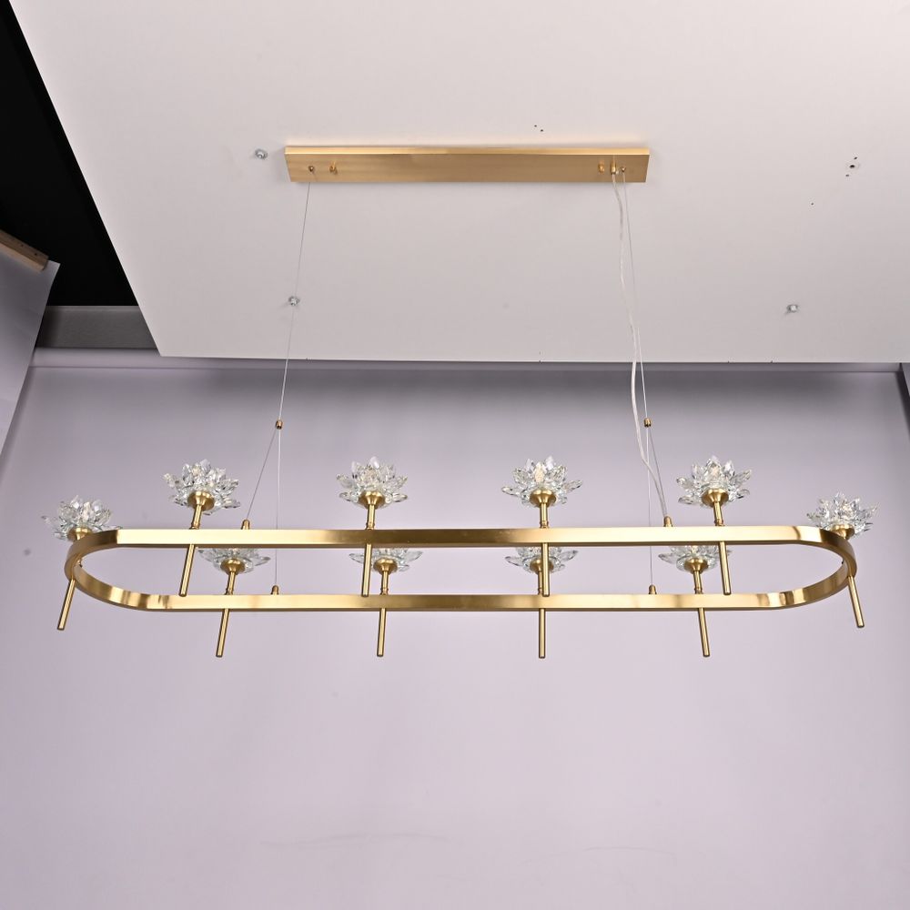 Подвесная Люстра Lotos Long 10 By Imperiumloft