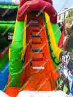 Коммерческий надувной батут "Большой зверинец" 9*5,5*7,7 м