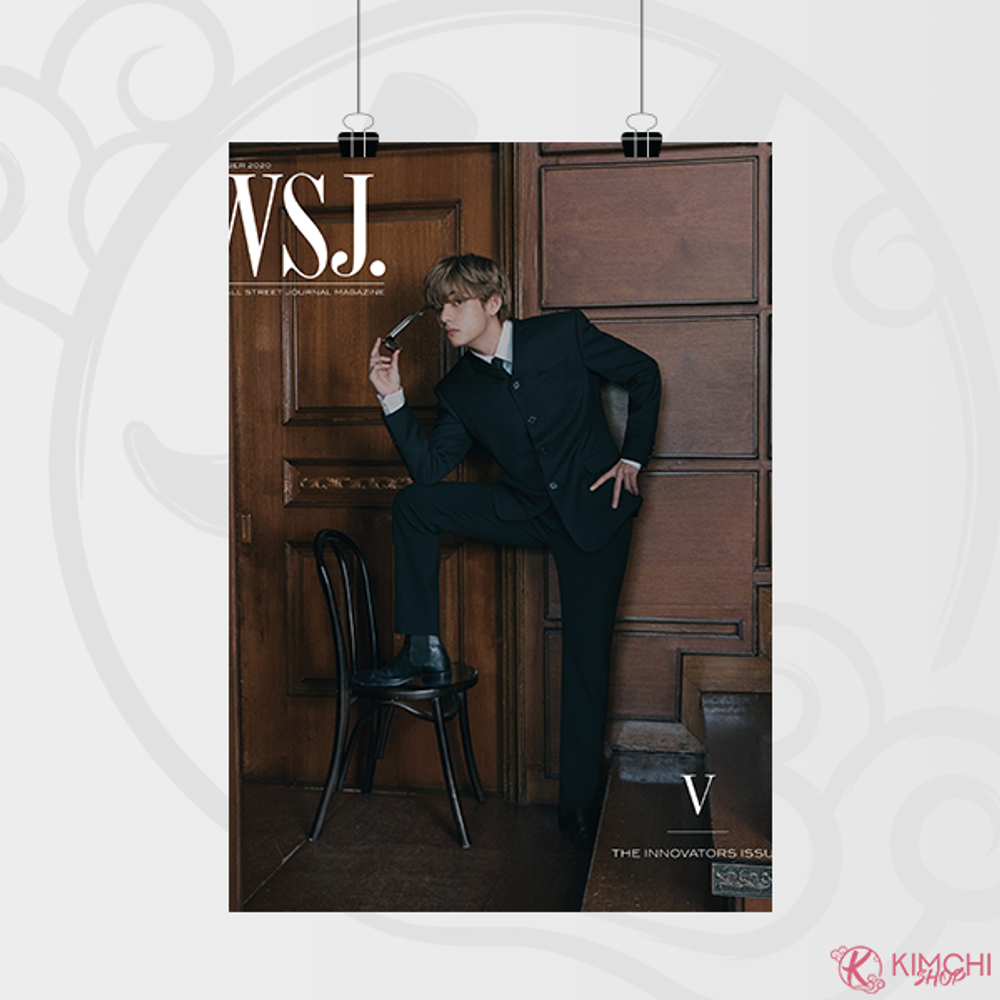 Постер А4 - BTS - WSJ. Magazine