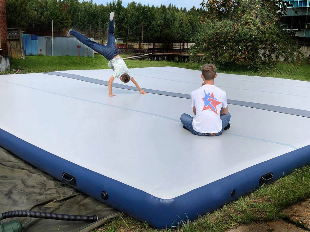 Большой Акробатический надувной ковер для спортивной гимнастики