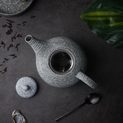 Чайник 700 мл с ситом d 12,8 см h10,2 см Stone Untouched Taiga P.L. Proff Cuisine [1]