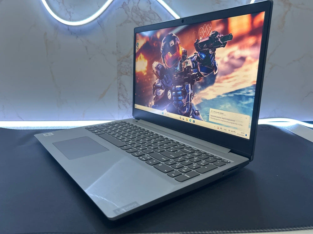 Ноутбук Lenovo IdeaPad S145-15IIL (81W800QMRK) 15.6"/Intel Core i5-1035G1/RAM 8GB/SSD 512GB/Intel UHD/1920*1080/TN/DOS/Подсветка кл-ры: нет/серый
