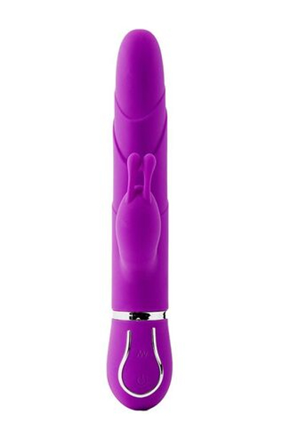 Фиолетовый вибратор-кролик FLORAL FANTASY с ушками - 22 см. (Цвет: фиолетовый)