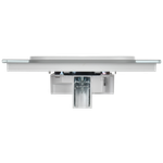 SKANDY Розетка 2-местная без заземления без защитных шторок для плоской вилки 10А SK-R03W стекло арктический белый IEK