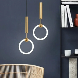 Светильник подвесной потолочный светодиодный, 4000К, 24ВТ, бронзовый