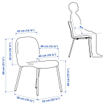 Стол и 2 стула  - IKEA STENSELE / KARLPETTER ИКЕА, 70х70х75 см, черный/серый