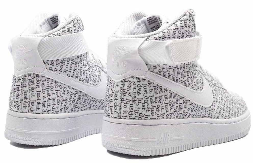 Кроссовки Nike Air Force 1 Lx Just Do It Pack White (Женская размерная сетка)