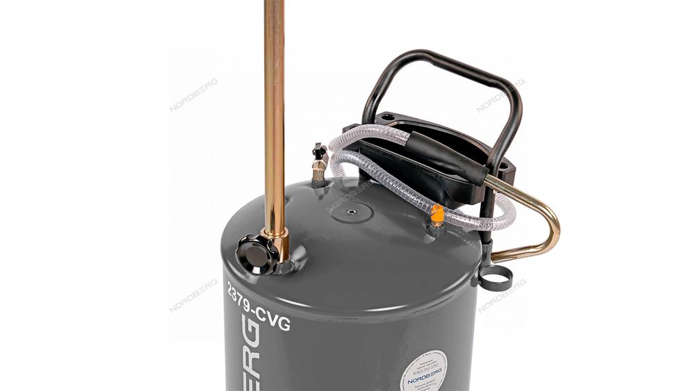 NORDBERG (2379-CVG) Установка для сбора масла пневматическая, 65 л, серая