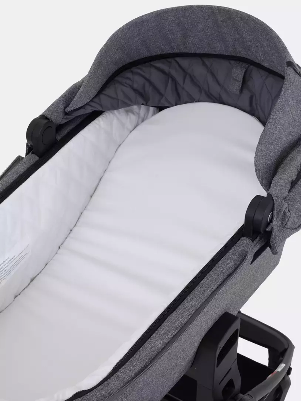 Коляска детская MOWBaby "ZOOM"PU (2в1) RA086 Silver Grey