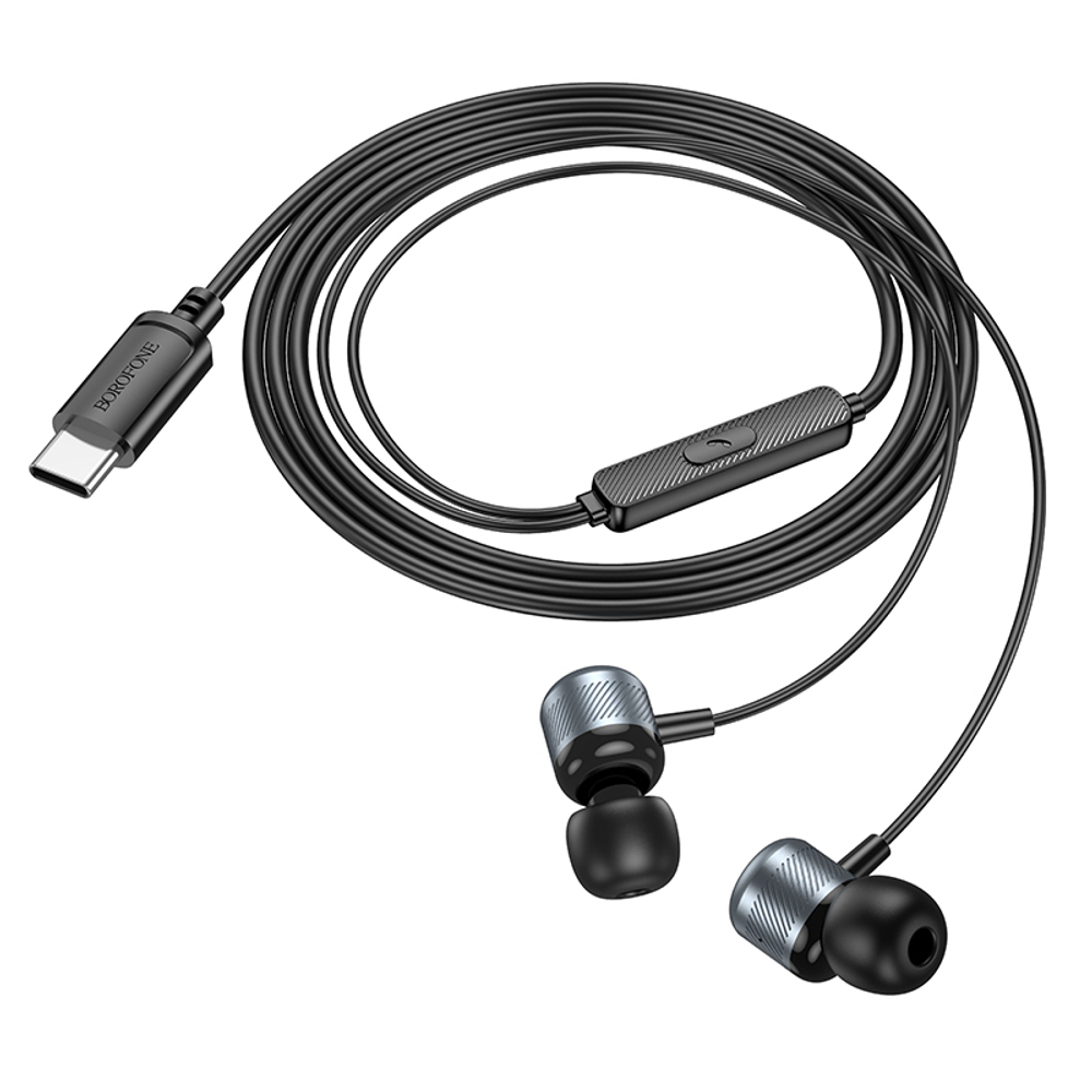 Наушники с микрофоном BOROFONE BM93 Type-C (серебро)