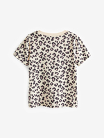 Футболка для девочки Next 729-823, 4 шт., Розовый, Белый, Молочный