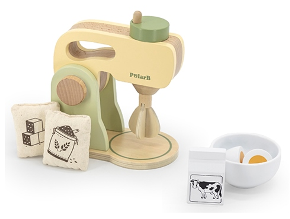 Миксер с посудой и продуктами, 6 предм. коробка (VIGA)