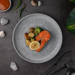 Тарелка с бортом d 25,9 см h2,7 см Stone Untouched Taiga P.L. Proff Cuisine [1]