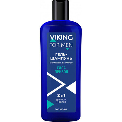 VIKING Шампунь-гель д/волос и тела Сила прибоя,300мл.