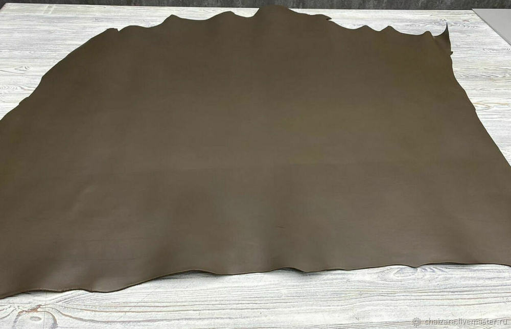 Vacchetta Prima Grey Oliva (2,0-2,2 мм), цв. Оливковый, натуральная кожа