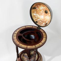 Jufeng Глобус-бар напольный d 33 см светлый