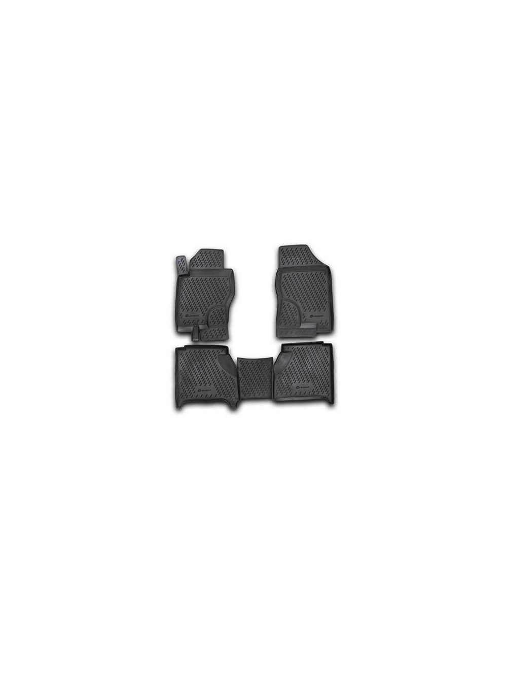 Коврики в салон для NISSAN Navara АКПП 2005-, 4 шт. (полиуретан) CARNIS00007