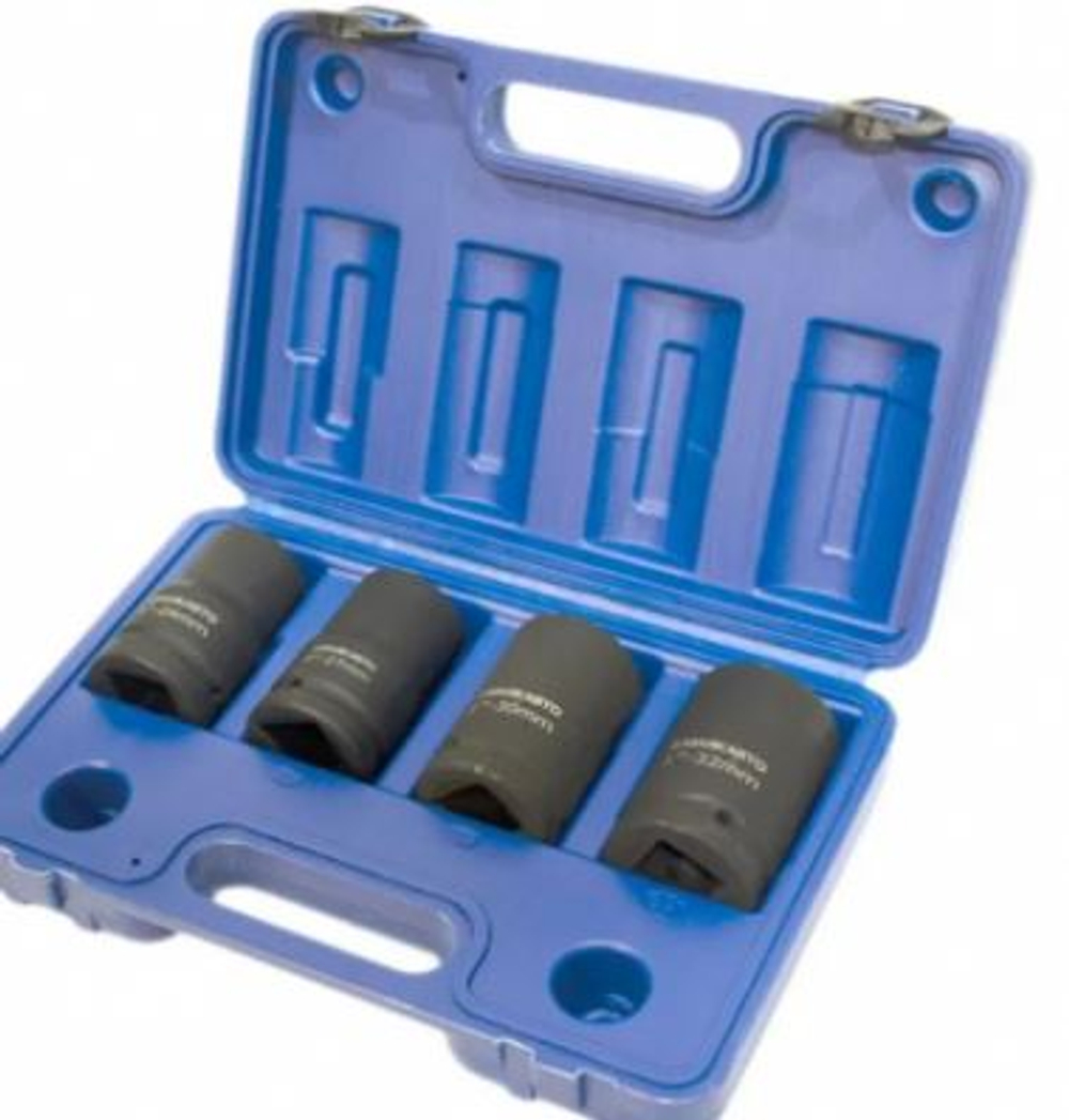 Набор головок ударных  4пр  МаякАвто (24,27,30,32мм) 1/8 кейс  8041