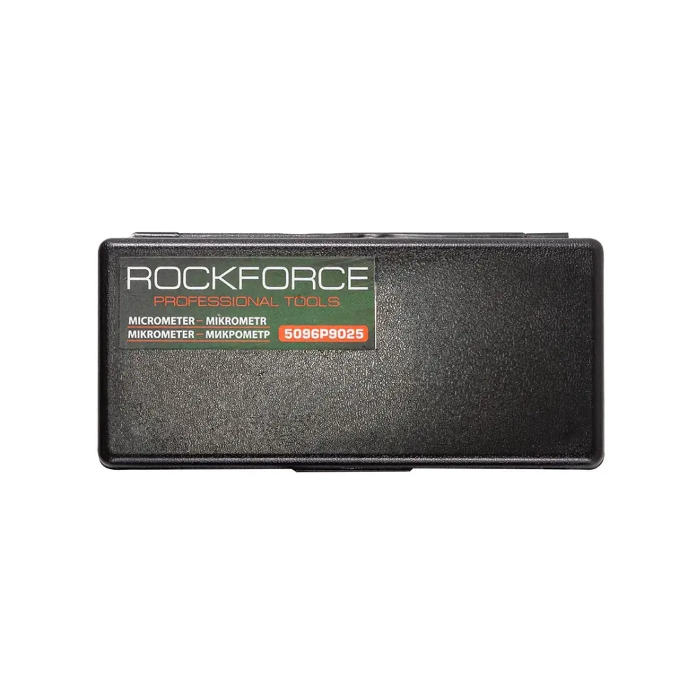 Микрометр (0-25мм, 0.01мм), в футляре RockForce##Rock FORCE RF-5096P9025