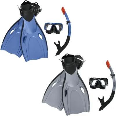 Набор для подводного плавания от 14 лет Black Sea@Fin Set: маска,трубка,ласты (разм. 37-41) Bestway (25044)