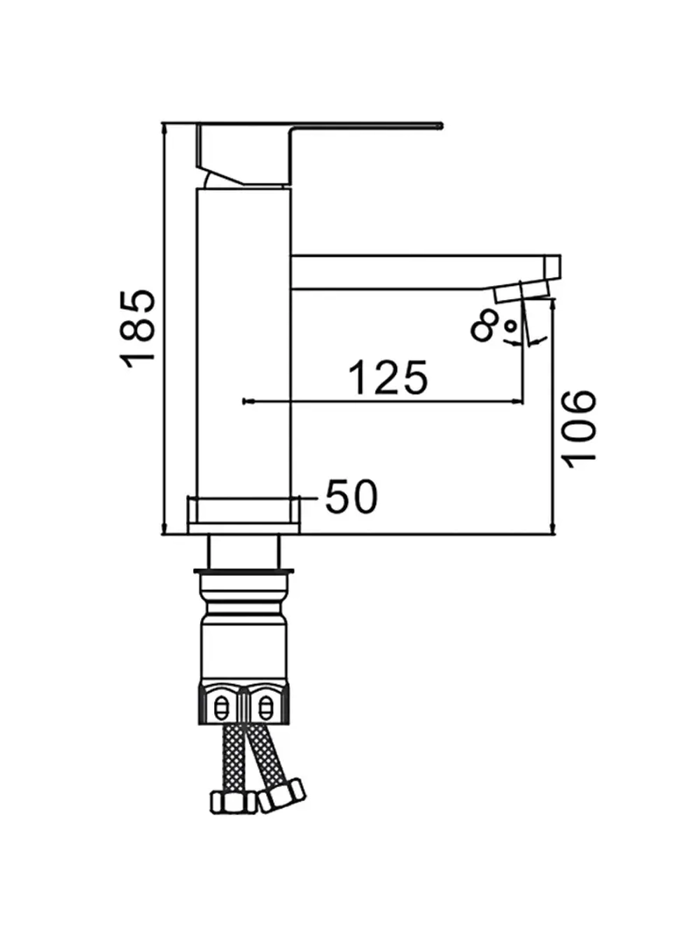Смеситель для раковины FRAP F10802-6