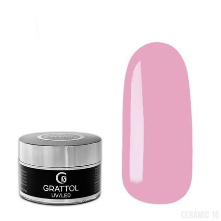 Grattol Camouflage Gel Ceramic 10 - Гель камуфлирующий, 15 мл
