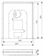 Портал межстеновой Long утепленный