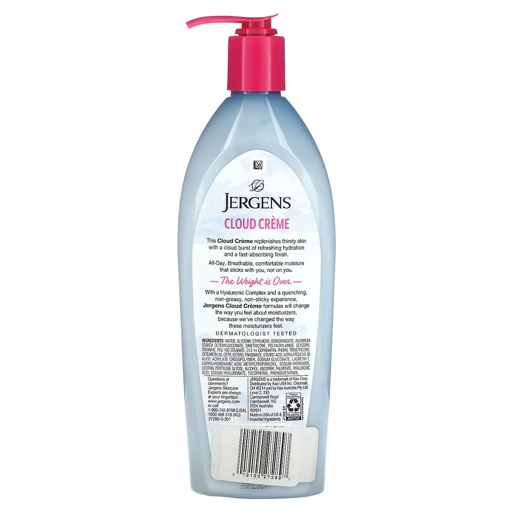 Jergens, Cloud Creme, 384 мл (13 жидк. Унций)
