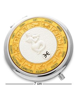 WIN- 02-11 Зеркало серебр. «Знак Зодиака - Рыбы»