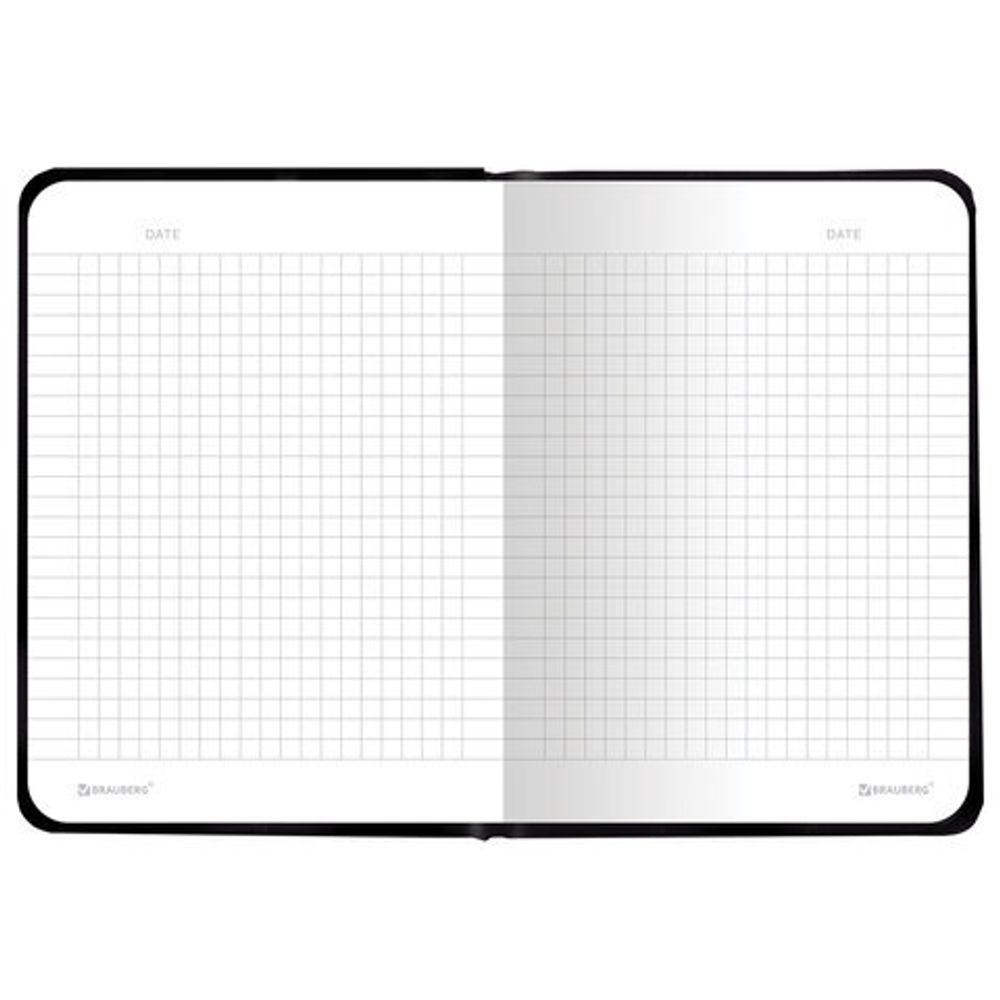 Блокнот с резинкой в клетку 96 л., МАЛЫЙ ФОРМАТ А6 (109х148 мм), твердая обложка, BRAUBERG, "Elements", 113736