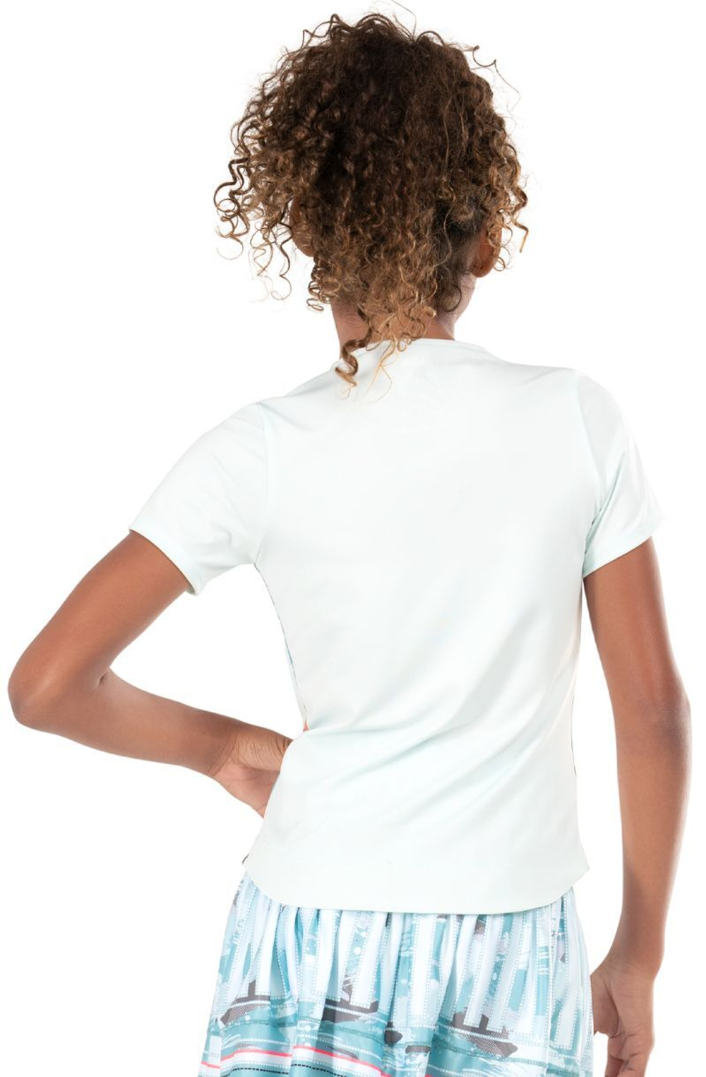 Футболка для девочки теннисная Lucky in Love Girls Can't Find Me Love Hide N'Seek Short Sleeve - shope