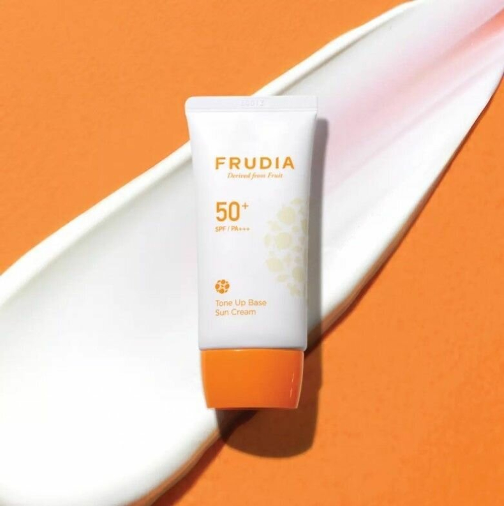 Frudia Солнцезащитный матирующий крем-основа Frudia Tone-Up Base Sun Cream SPF 50+ PA+++ 50 гр.
