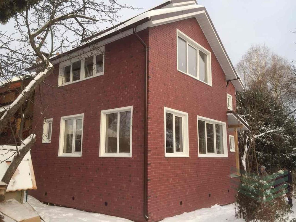 Фасадная панель Docke-R Berg 1130х460 мм (Рубиновый) 0,44 м2