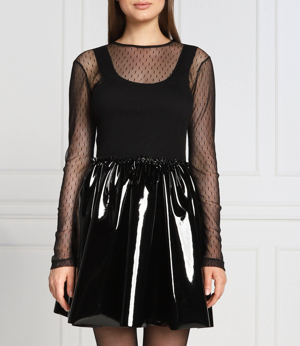 кружевное платье Red Valentino - черный(1R3MJ09J6L9)