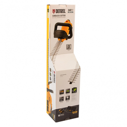 Кусторез аккумуляторный RBC510-36, Li-ion, 36 В, 4 Ач, нож 510 мм, поворотная ручка Denzel