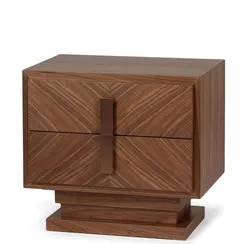 Прикроватная тумба Alpi 60х41 см, шпон ореха