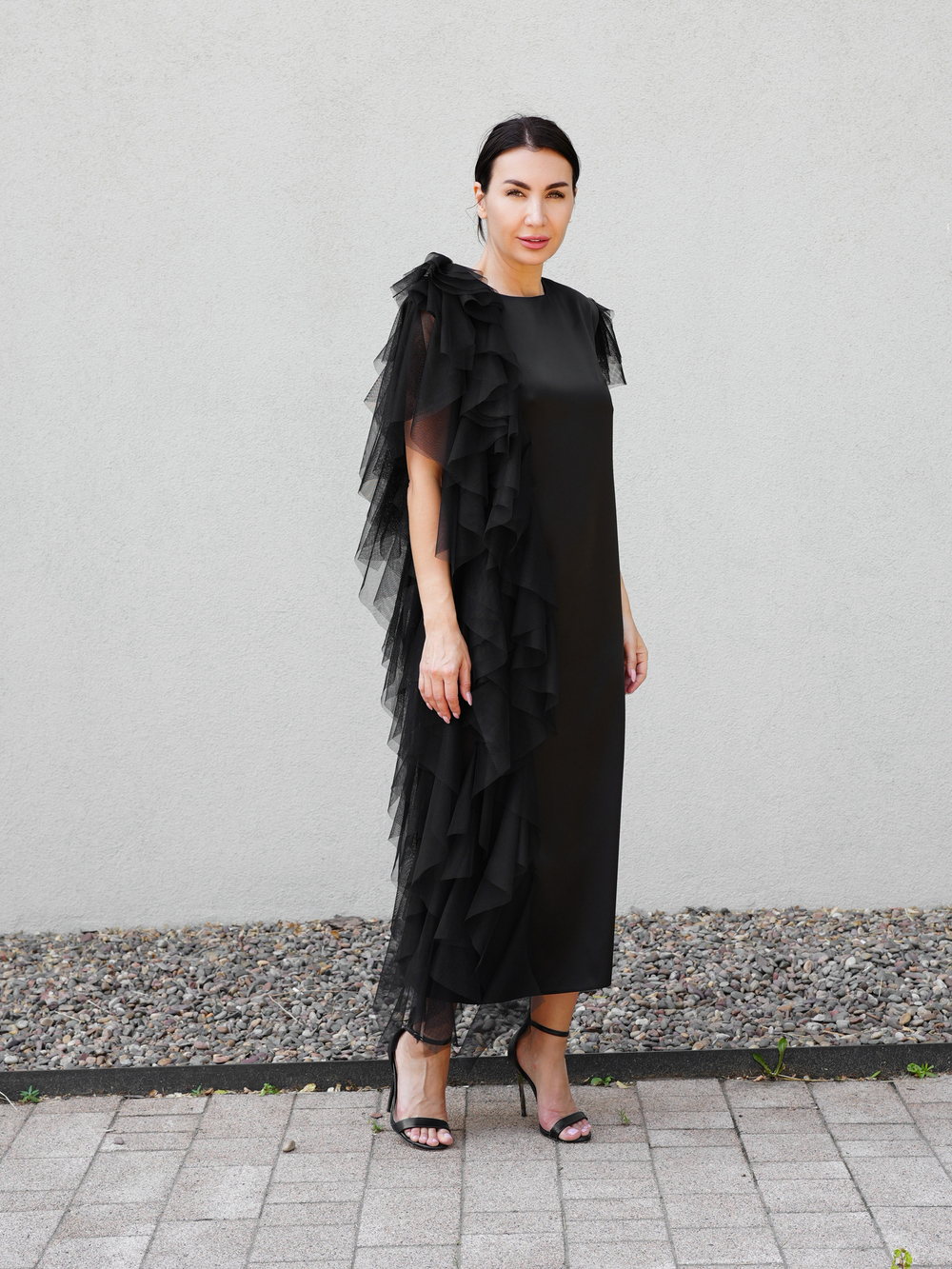 Платье "Для ковровой дорожки" в черном