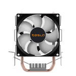 Кулер для CPU TESLA SHADOW 902, 1х92мм, 600-1800rpm, 4-pin, Al+Cu, серебристый-черный-белый/FRGB, 52CFM, 23дБ, 2-PIPE(прямой контакт), TDP 110Вт, INTEL 1700/1200/115x/775/1366, AMD AM5/AM4/AM3(+)/AM2(+)/FM2(+)/FM1/754/940/939 (TSL-902PWM-FRGB)