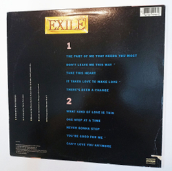 Винтажная виниловая пластинка LP Exile More Of The Best Of (USA 1986)